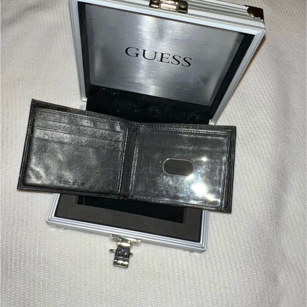 GUESS Black Wallet for Men